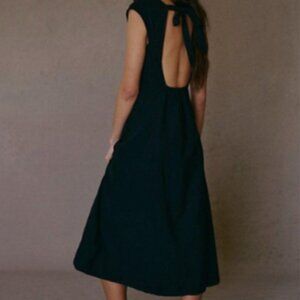 Free People Black Midi Dress